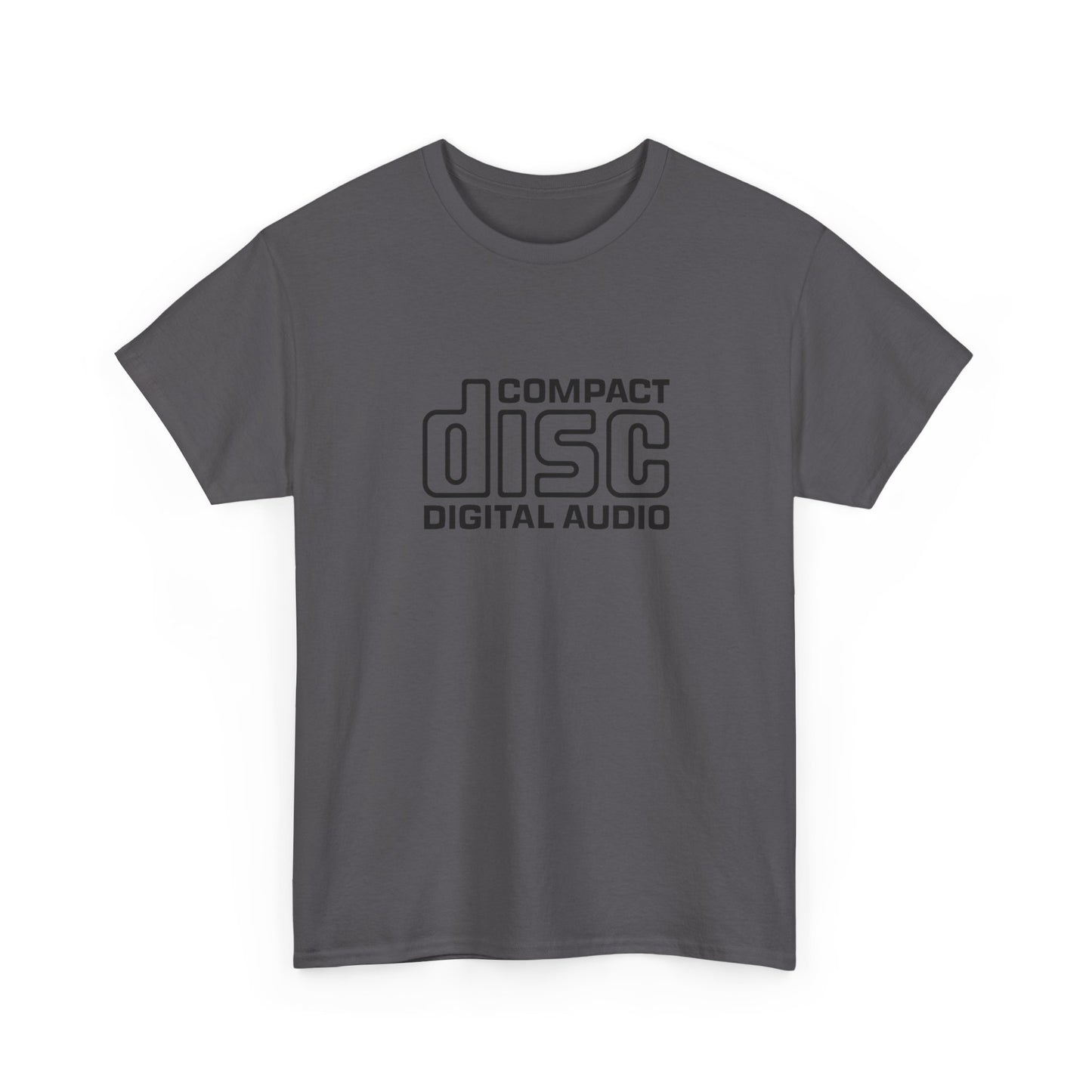 Compact Disc Retro Graphic T Shirt NEW Adult Unisex Heavy Cotton Tee
