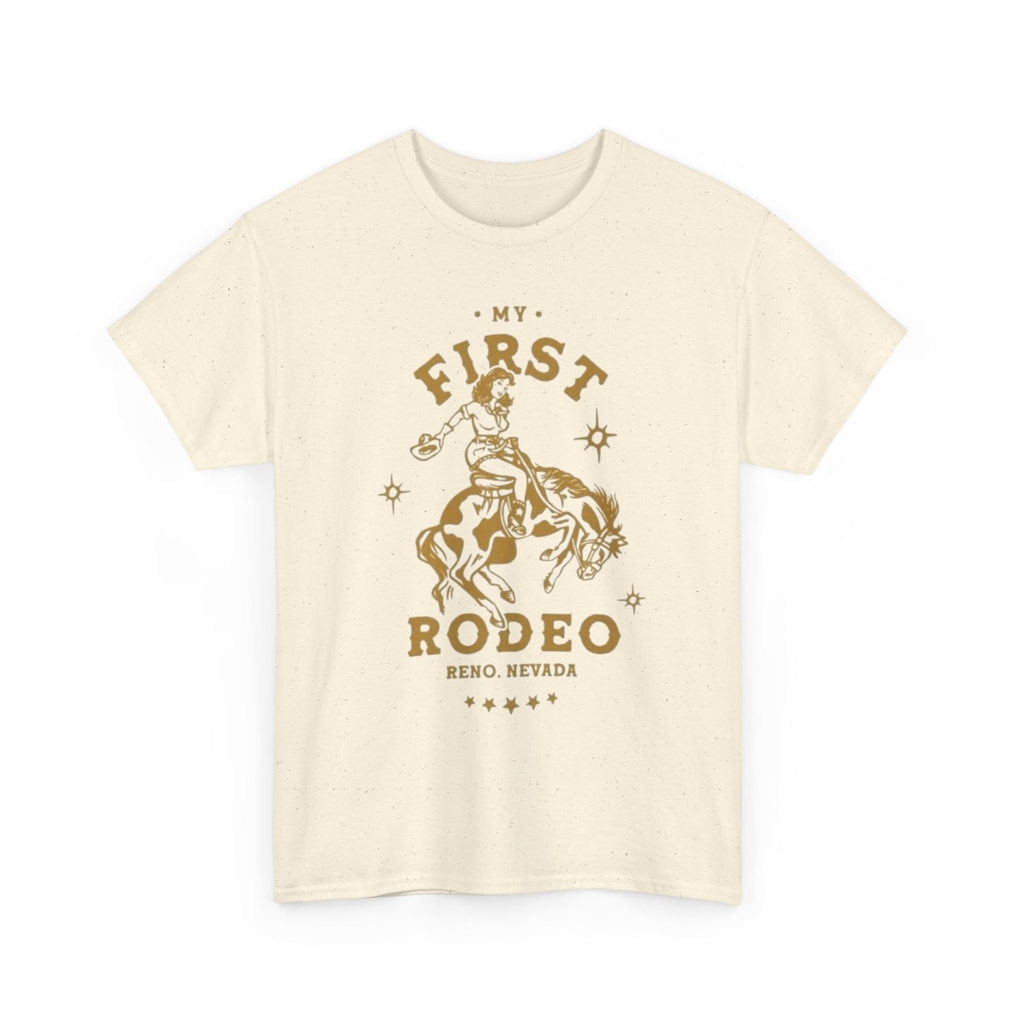 My First Rodeo Graphic T Shirt Unisex Heavy Cotton Tee