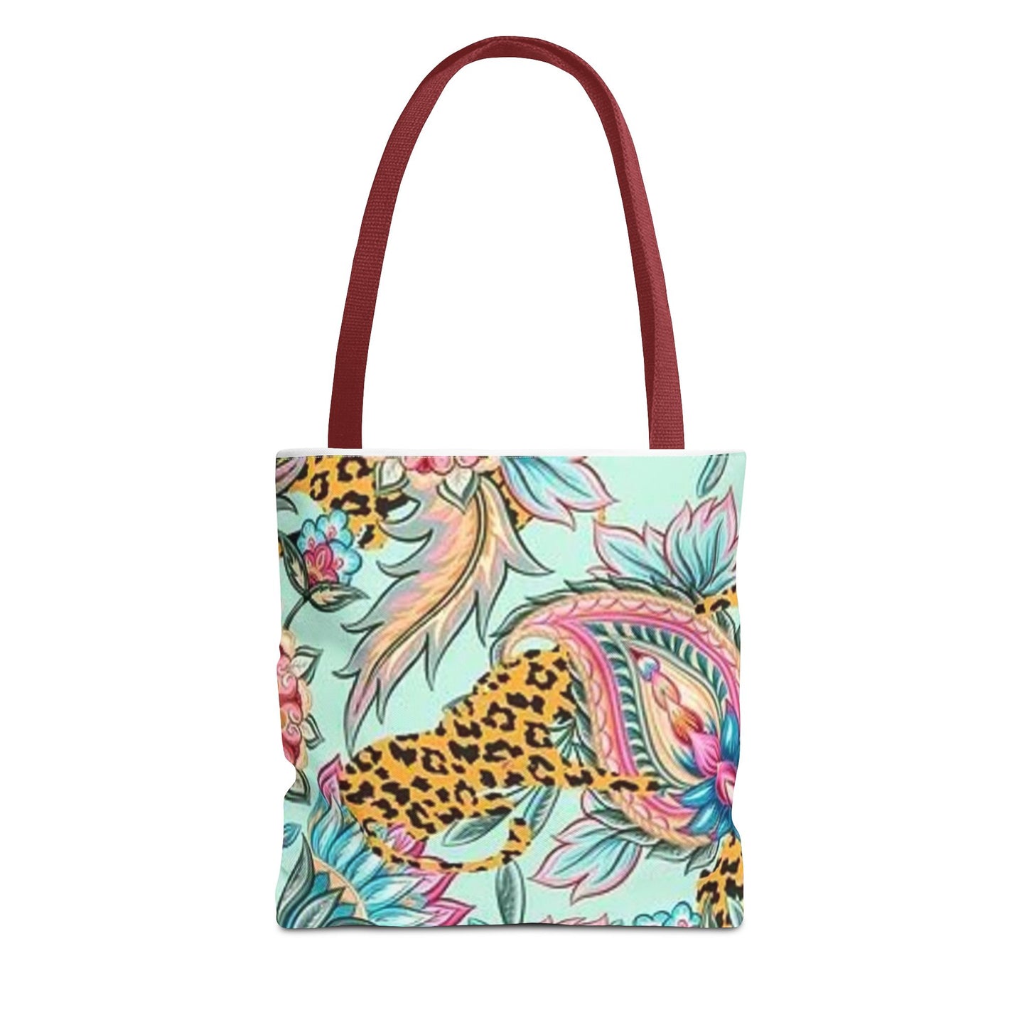 Cheetah Floral Graphic BRAND NEW MODERN Tote Bag (AOP)
