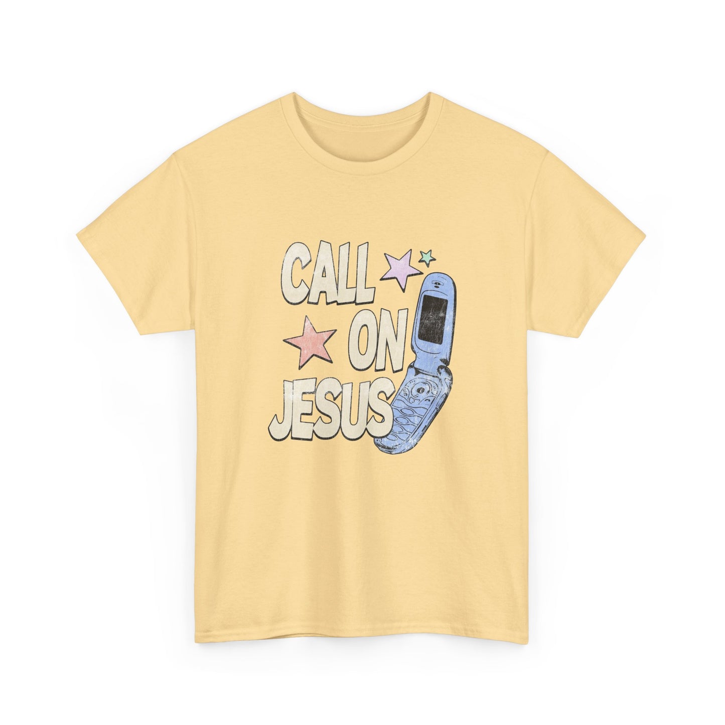 Call On Jesus Graphic T Shirt Unisex Heavy Cotton Tee