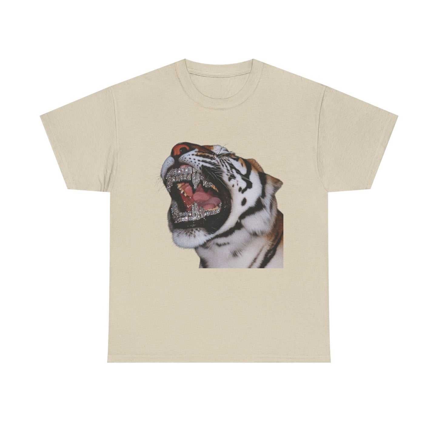 Bling Tiger Graphic T Shirt NEW Adult Unisex Heavy Cotton Tee