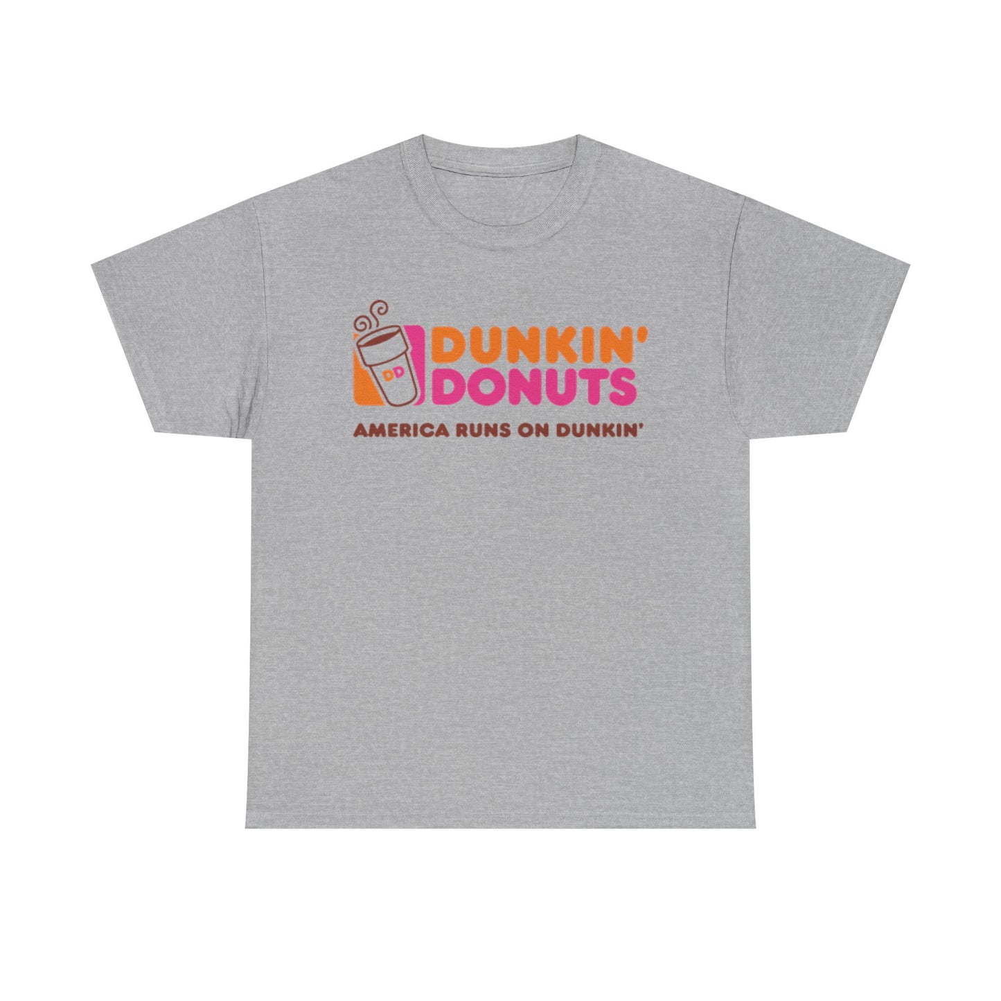 Dunkin’ Donuts T-shirt vintage Boston coffee gift retro Unisex Heavy Cotton Tee