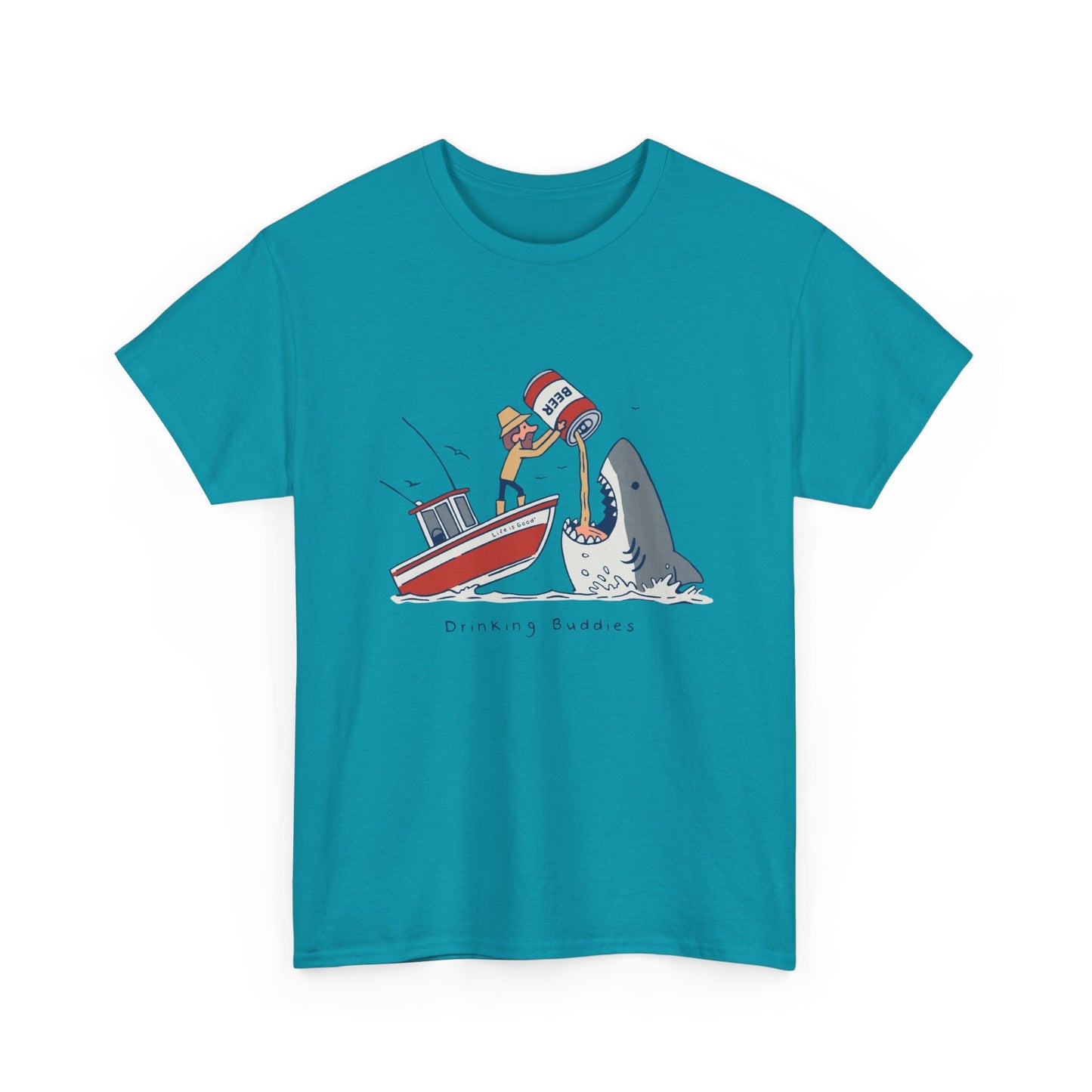 Drinking Buddies Funny T Shirt Graphic Unisex Heavy Cotton Tee NEW GIFT