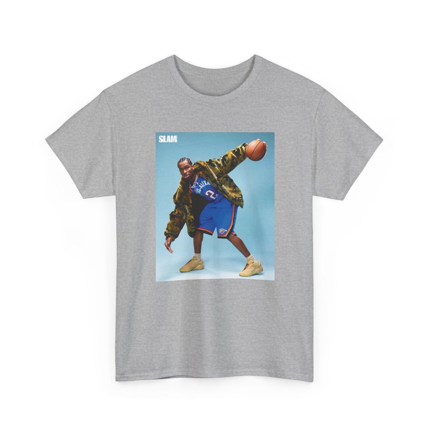 Shai Gilgeous Alexander Graphic T Shirt OKC Basketball Retro Heavy Cotton