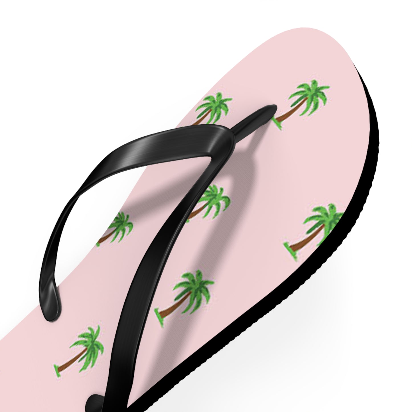 Palm Trees Pink Sandals Summer Flip Flops Slides BRAND NEW