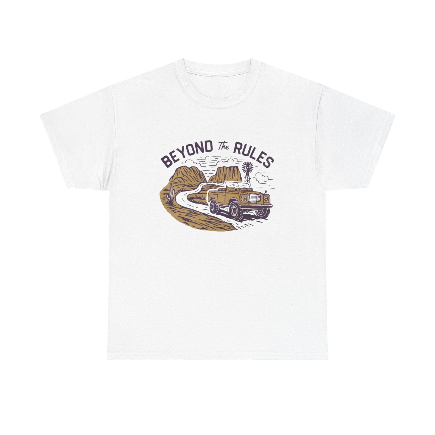 Beyond The Rules Graphic T Shirt Unisex Heavy Cotton Tee