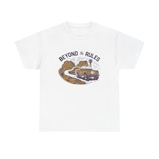 Beyond The Rules Graphic T Shirt Unisex Heavy Cotton Tee