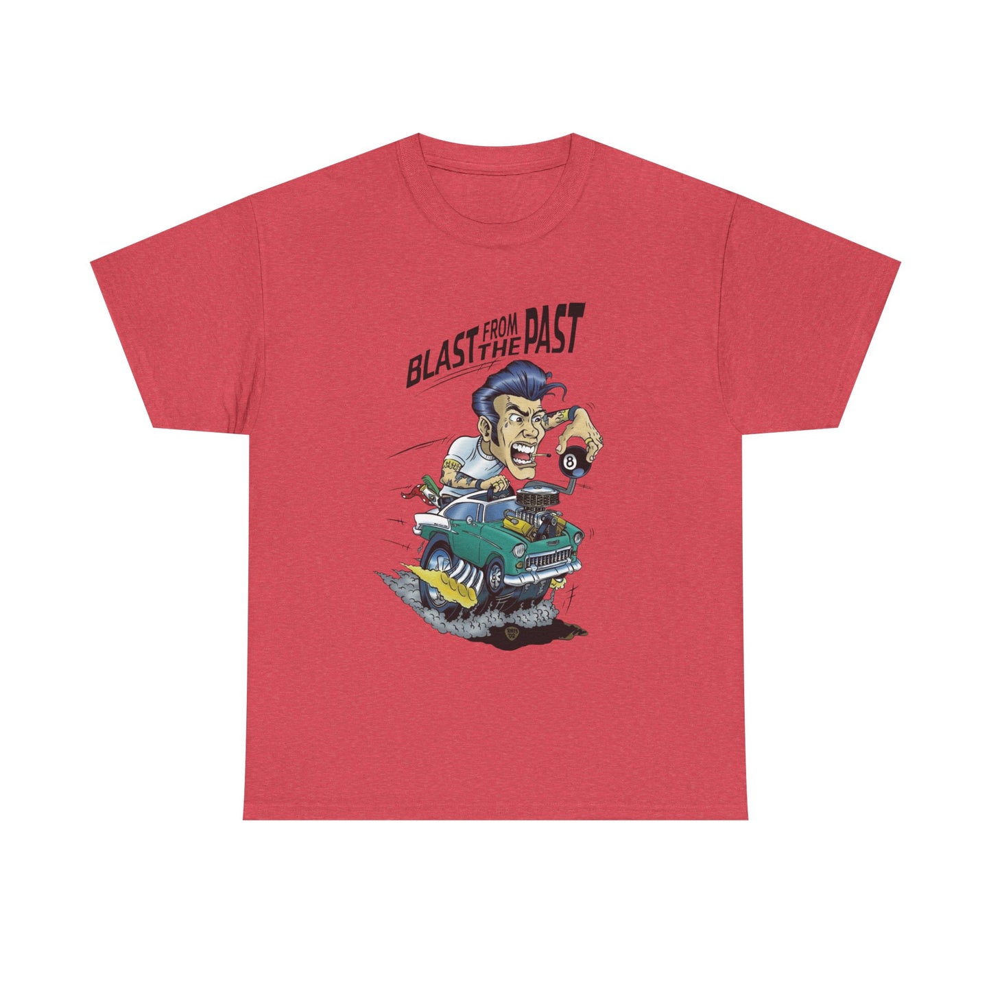 Blast From The Past Muscle Cars Graphic T Shirt Unisex Heavy Cotton Tee