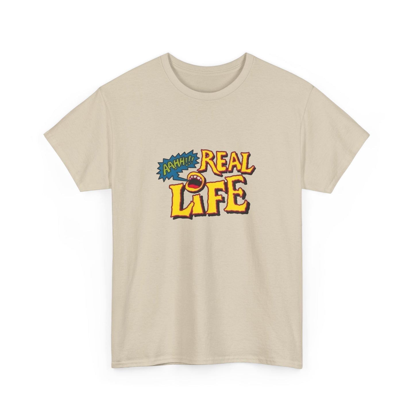 AHH Real Life Graphic T Shirt NEW Adult Regular Sizing Tee
