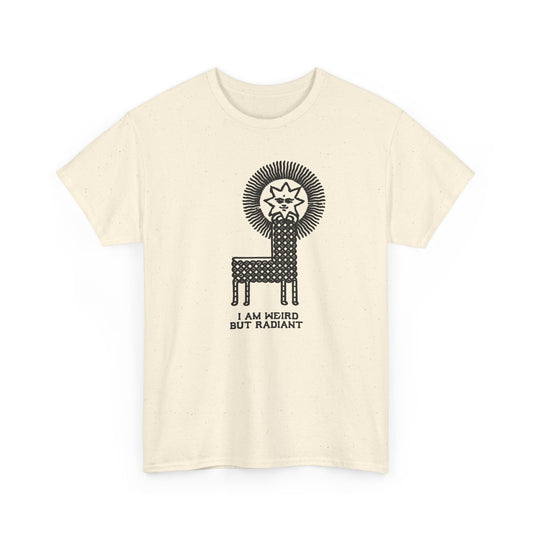Funny Llama Graphic Tee | I Am Weird But Radiant Men's Tee