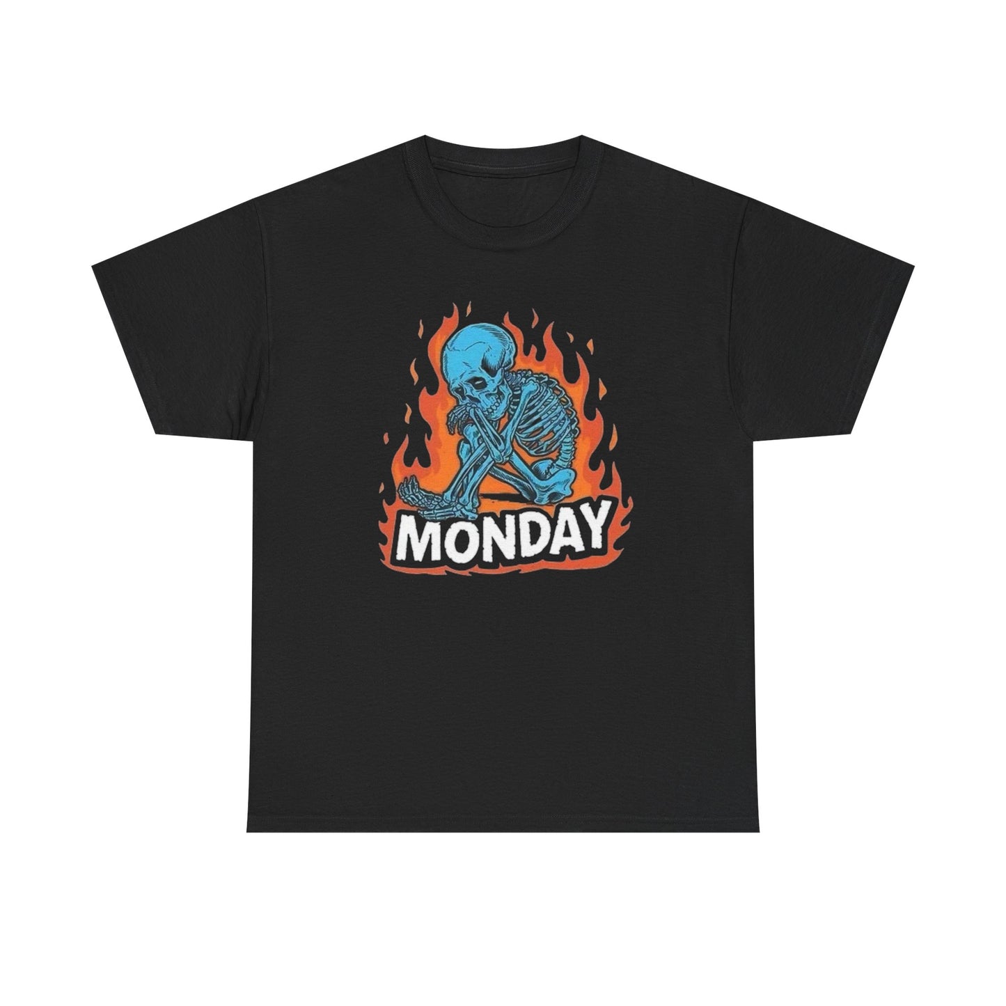 Monday Vibes Graphic T Shirt Unisex Heavy Cotton Tee