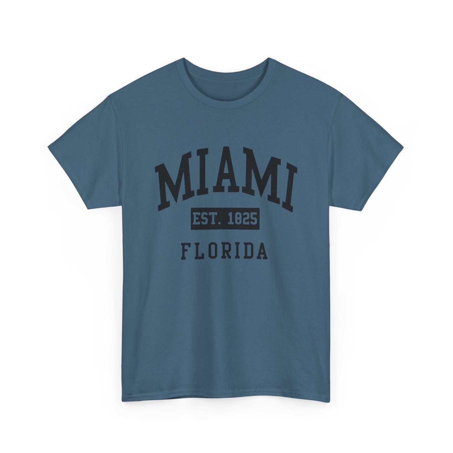 Miami Vintage Graphic T Shirt NEW Unisex Heavy Cotton Tee