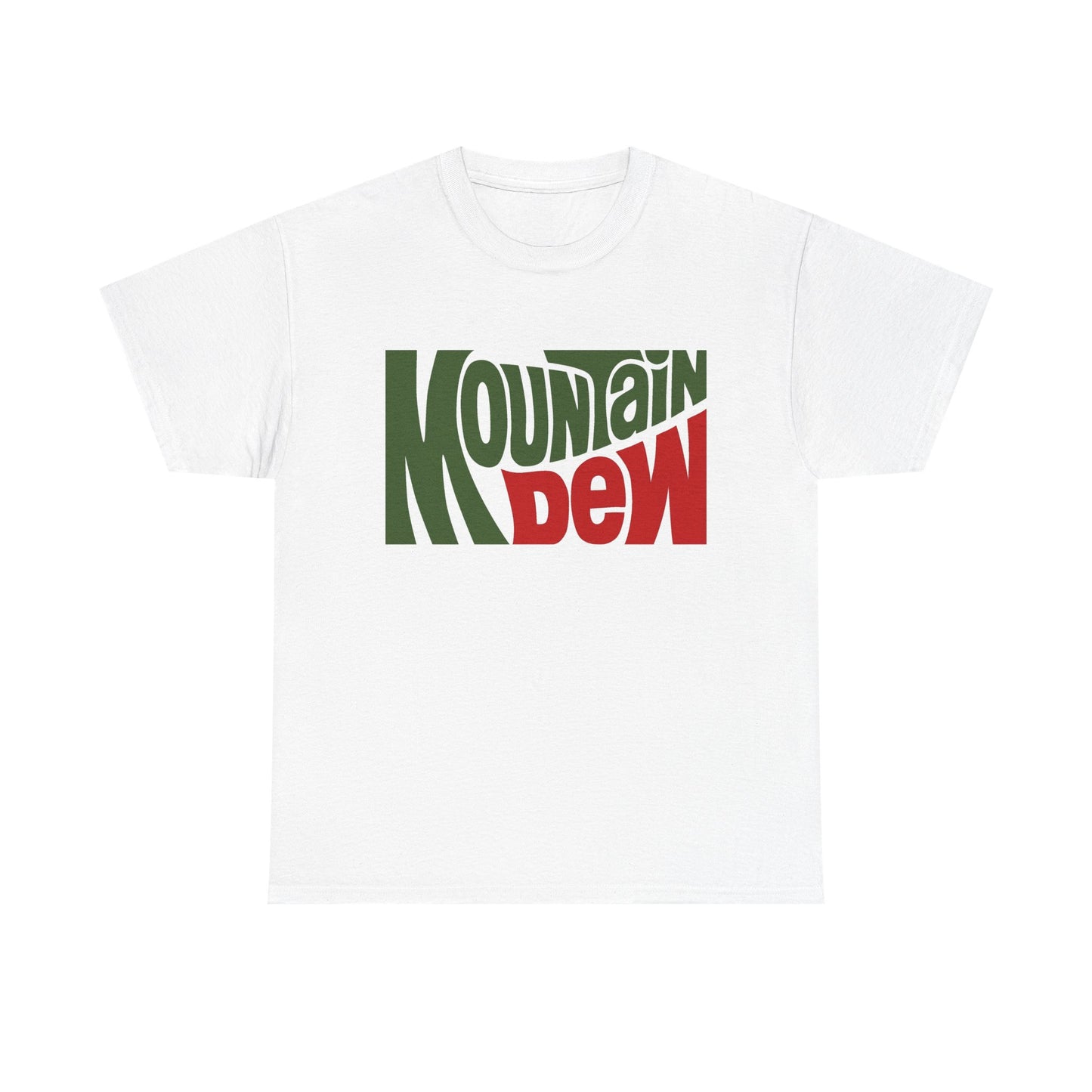 Mountain Dew T shirt Vintage Logo Retro Soda Pop Unisex Heavy Cotton Tee