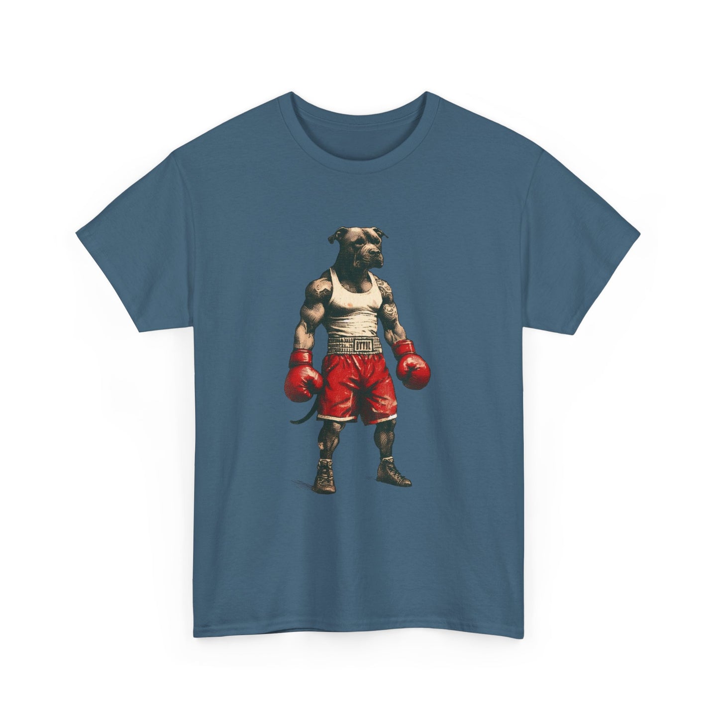 Boxing Pitbull Funny Cute Graphic T Shirt NEW ADULT