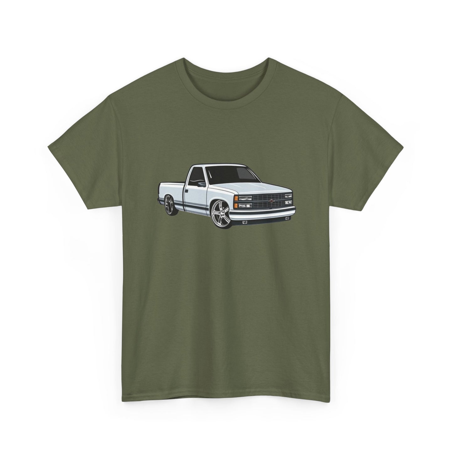 OBS Chevy Pickup Truck Retro Graphic T Shirt Unisex Heavy Cotton Tee NEW
