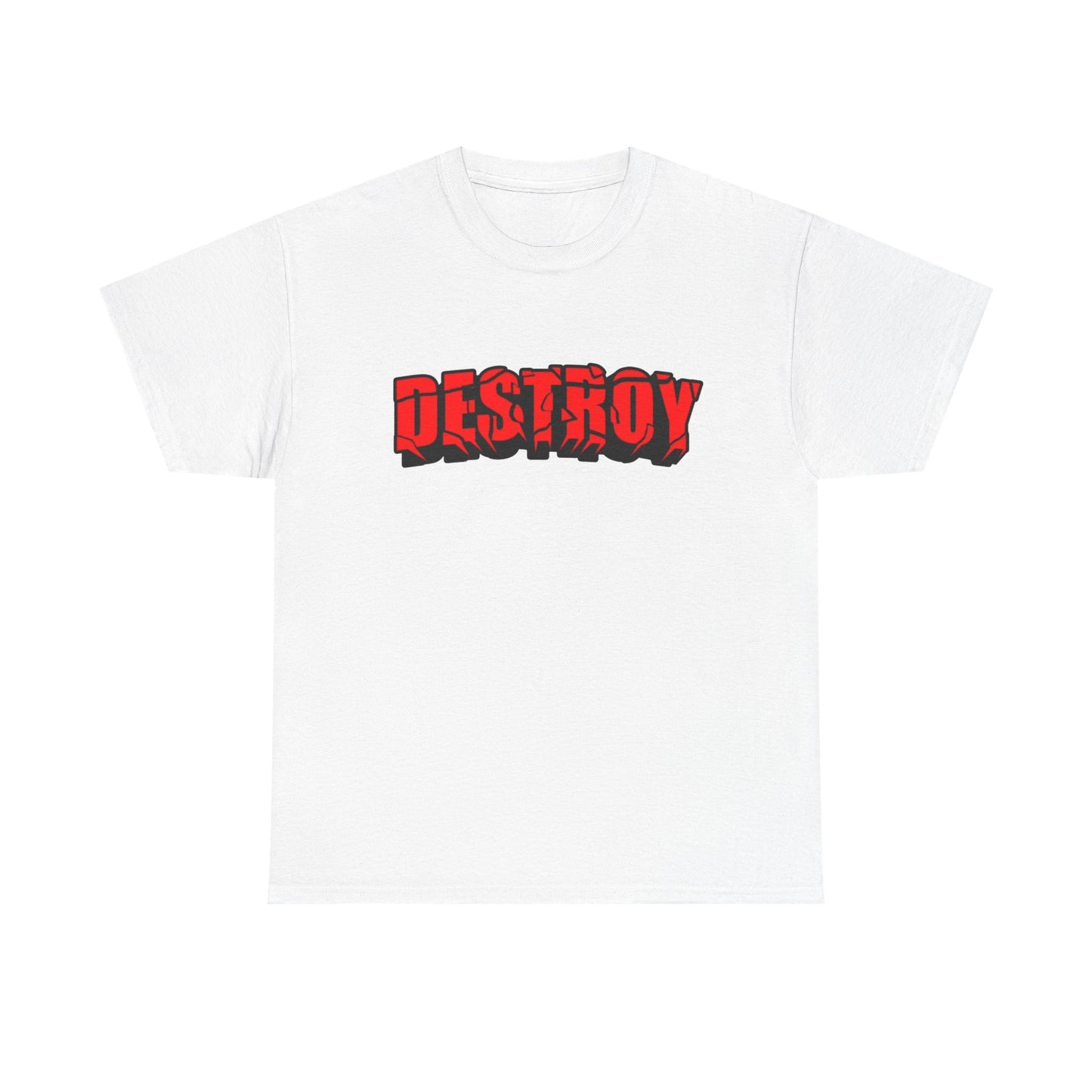 Destroy Skateboards Graphic T-Shirt Unisex Comfy Heavy Cotton Tee