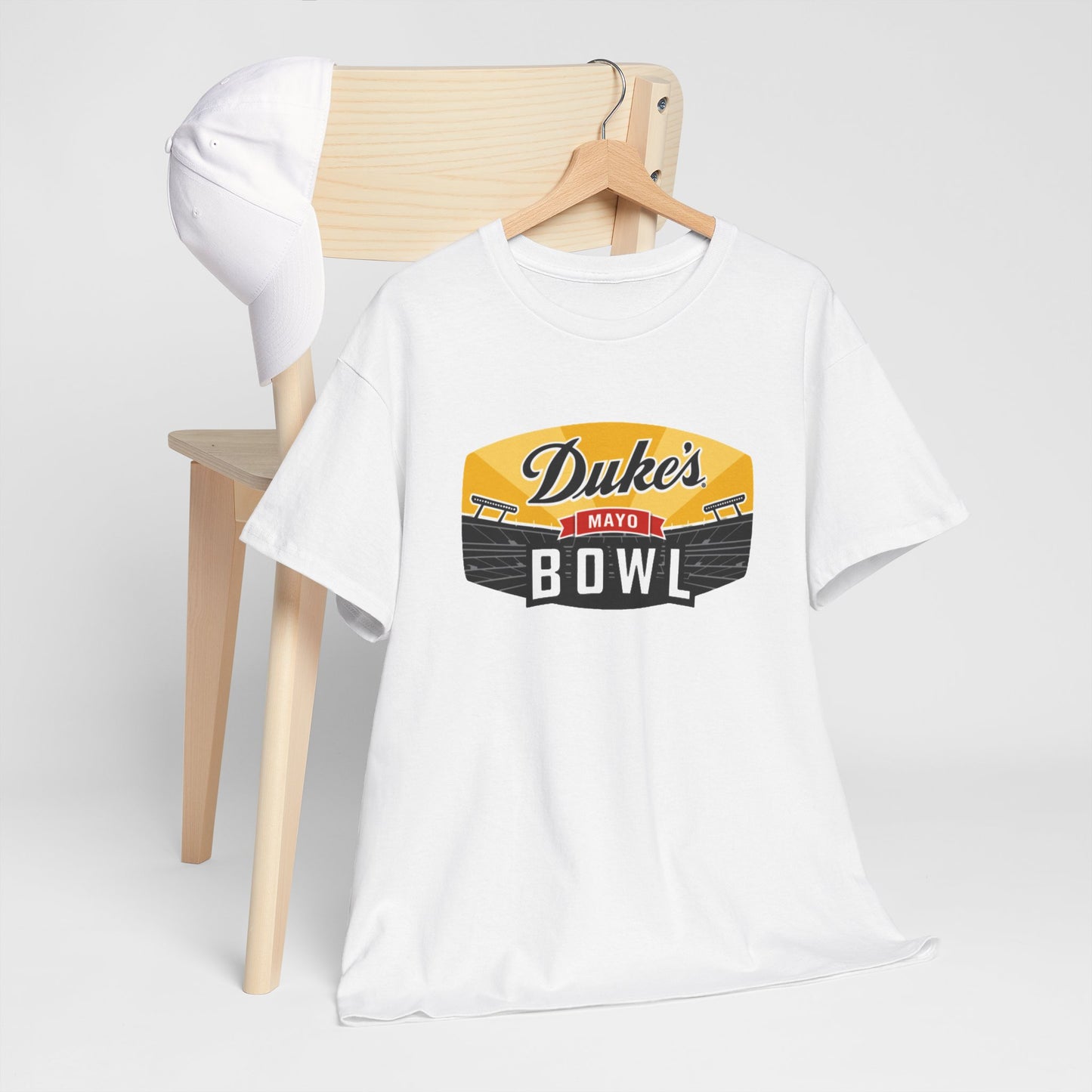 Dukes Mayo Graphic T Shirt Duke Bowl Retro Southern Unisex Heavy Cotton Tee