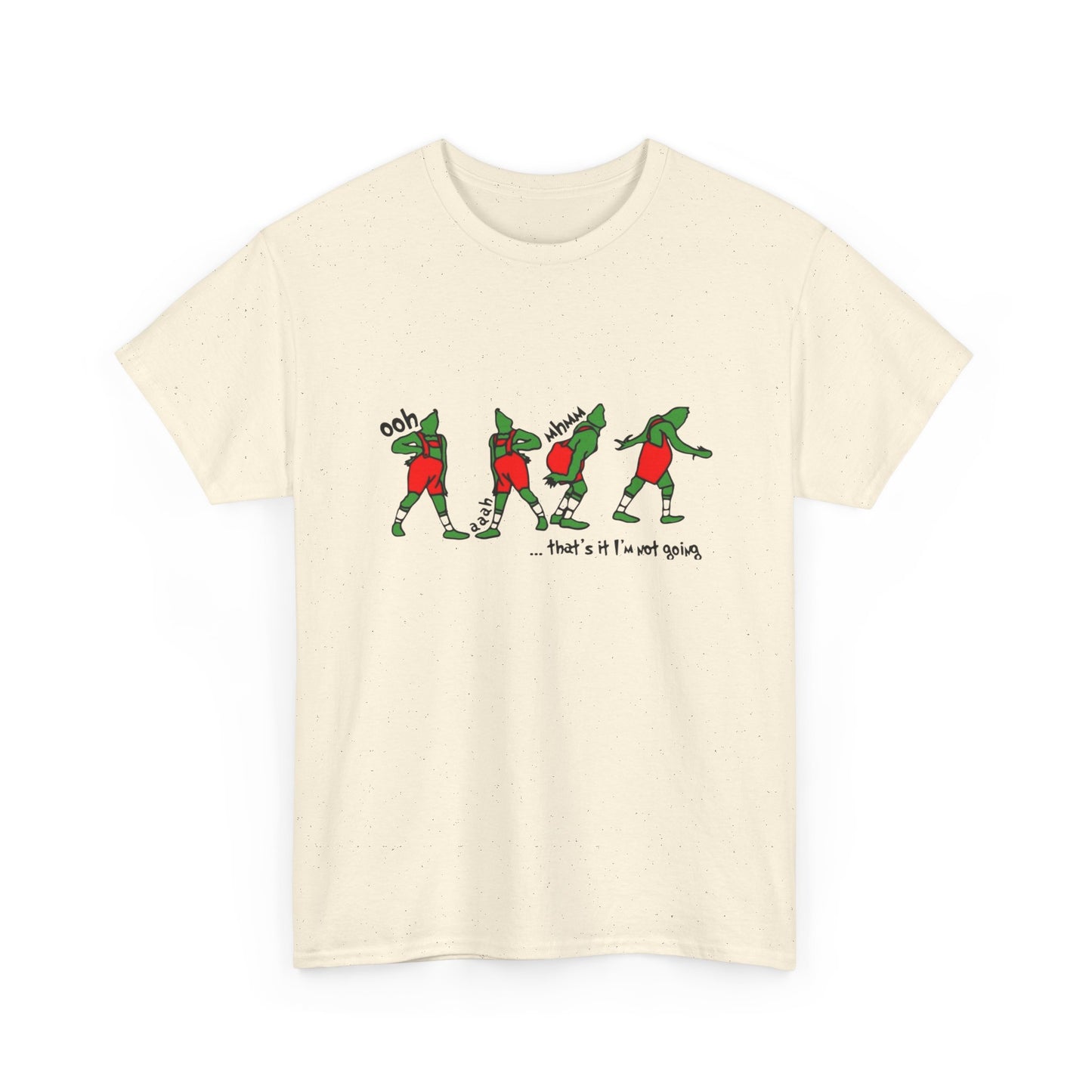 Funny Grinch Retro Christmas Jokes Graphic T Shirt Unisex NEW Heavy Cotton Tee