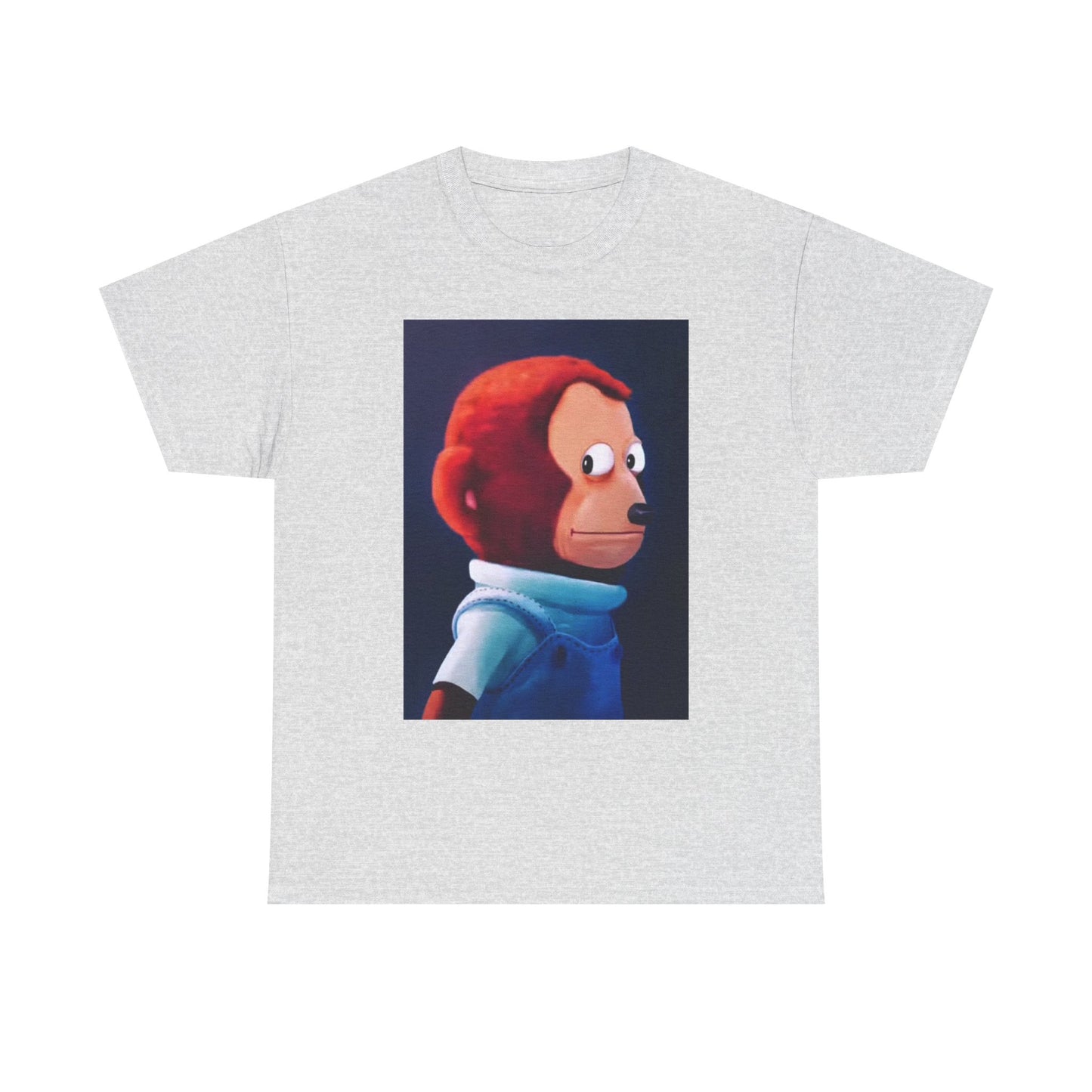 Funny Side Eye Jokes T Shirt MEME Comedy Cartoon Painting Unisex Heavy Cotton