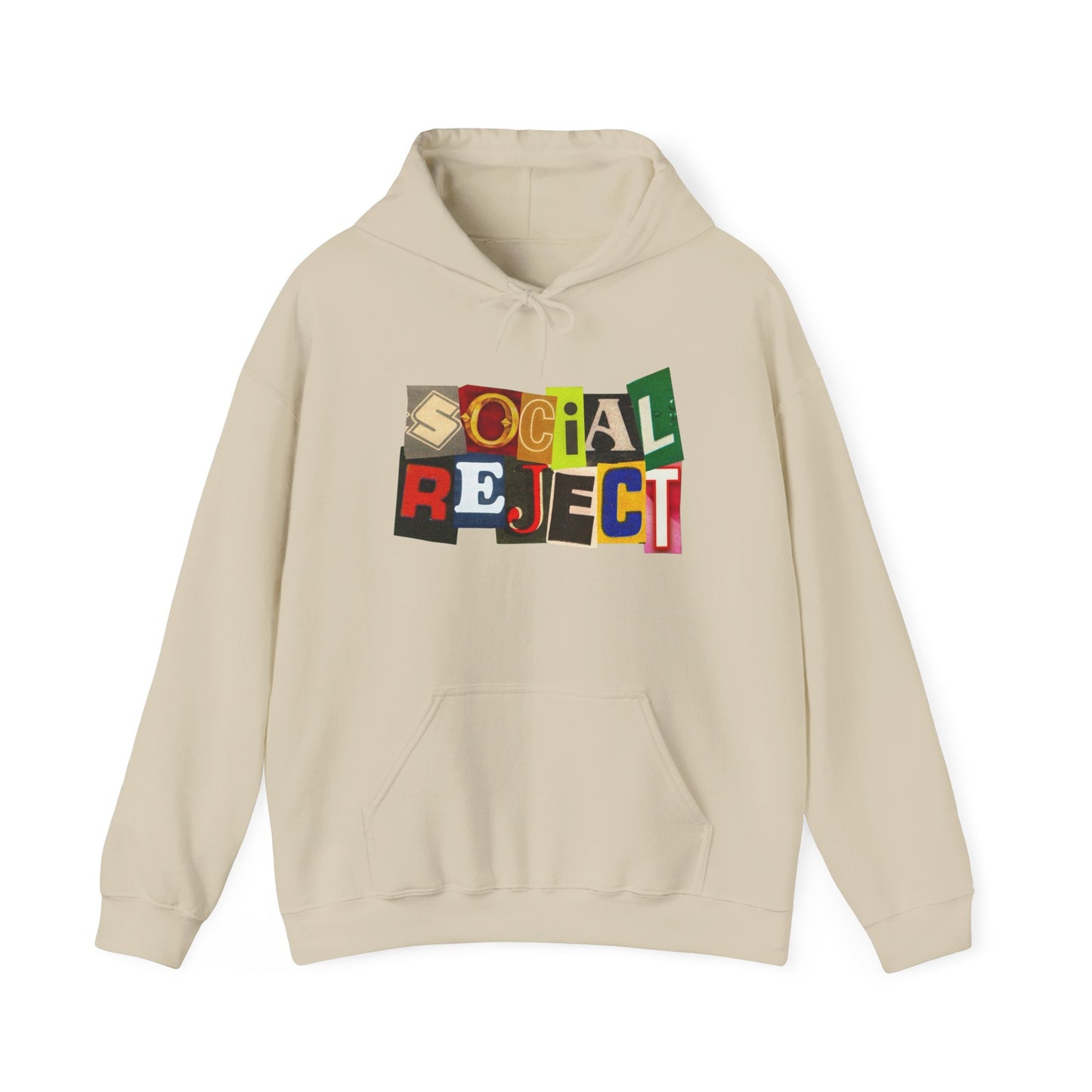 Social Reject Graphic Hoodie Unisex Heavy Blend™ Hooded Sweatshirt