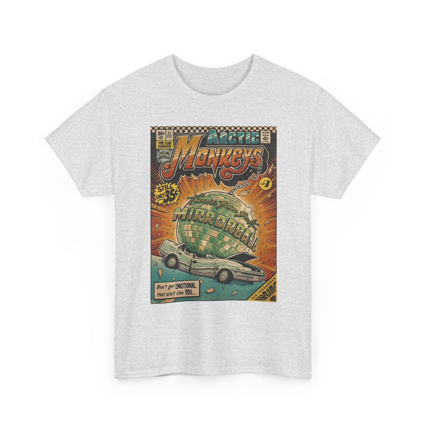 Arctic Monkeys Graphic T Shirt Vintage Comic Book Unisex Heavy Cotton Tee