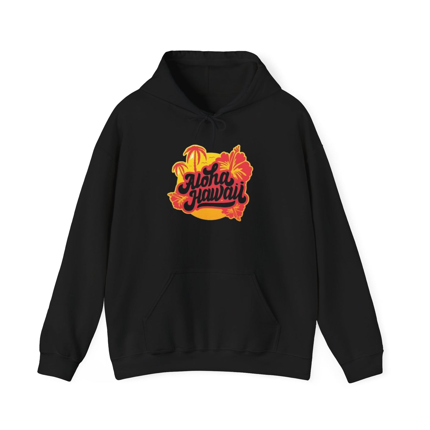 Aloha Hawaii Graphic Hoodie Unisex Heavy Blend™ Hooded Sweatshirt