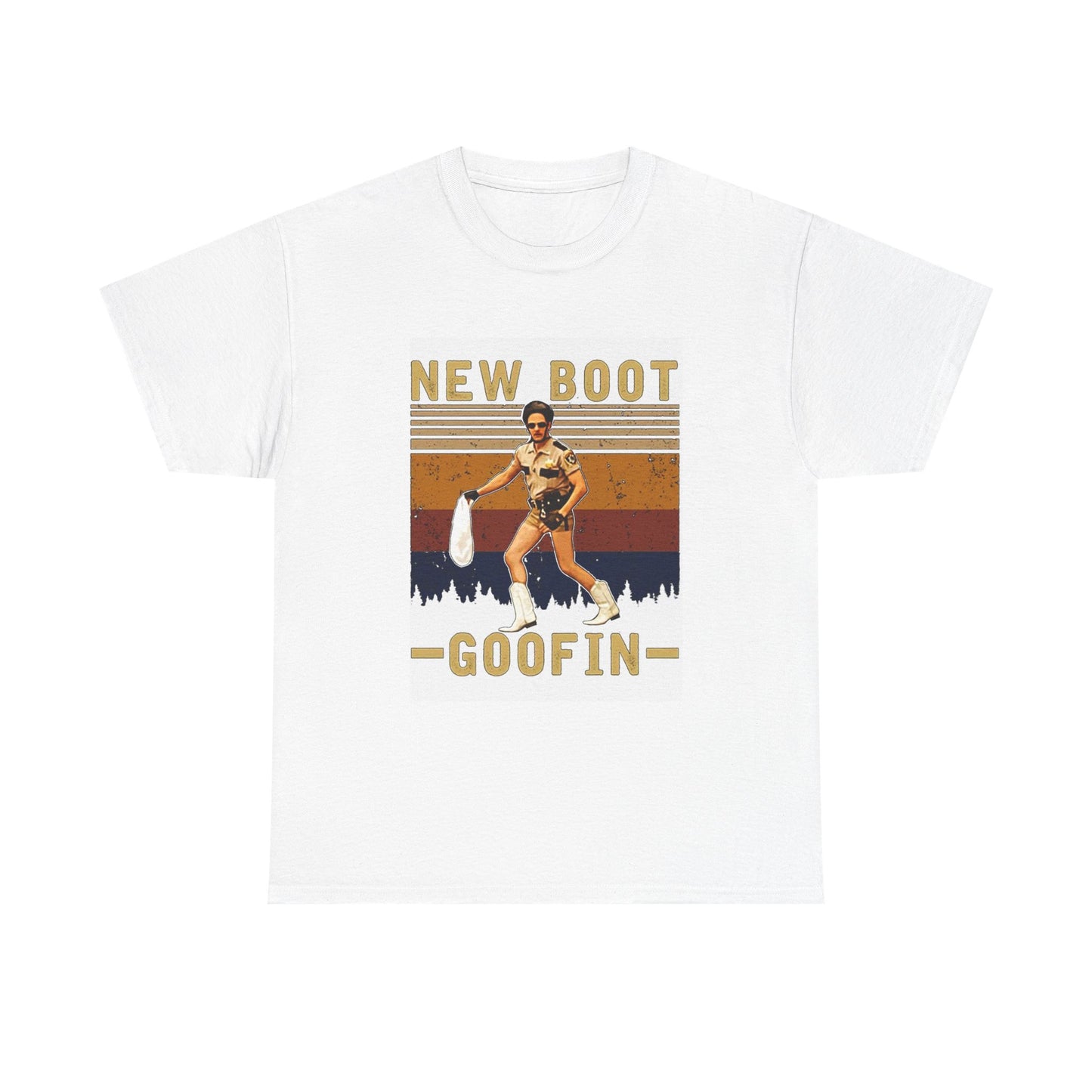 New Boot Goofin Tshirt Funny Reno 911 Tv Show Nevada Comedy Unisex Heavy Cotton