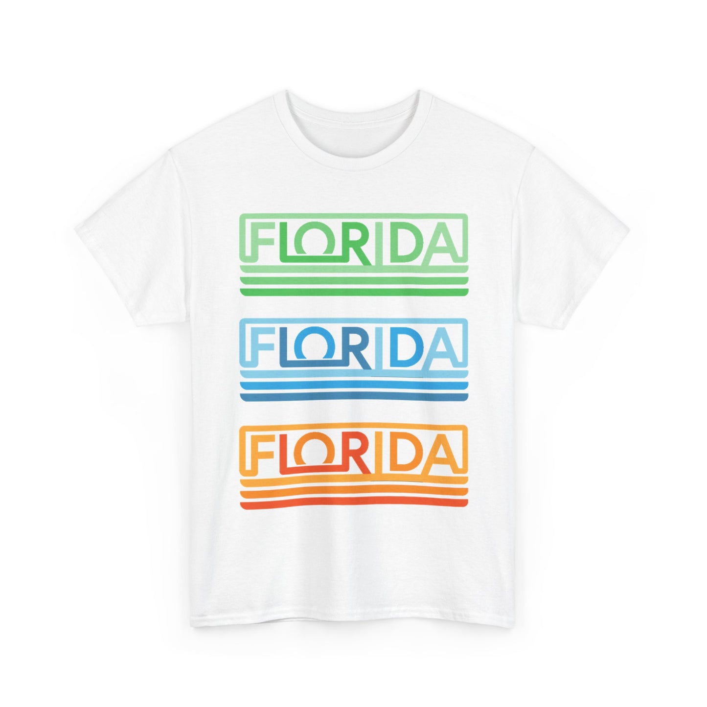 Florida Graphic Tshirt Summer Beach Miami Tampa Merch Unisex Heavy Cotton Tees