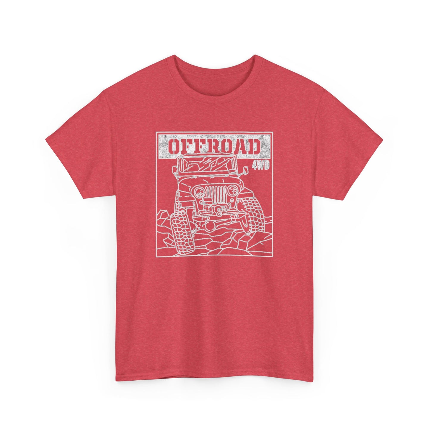 Offroad 4wd Retro Trailboss Graphic T Shirt NEW Unisex Heavy Cotton Tee