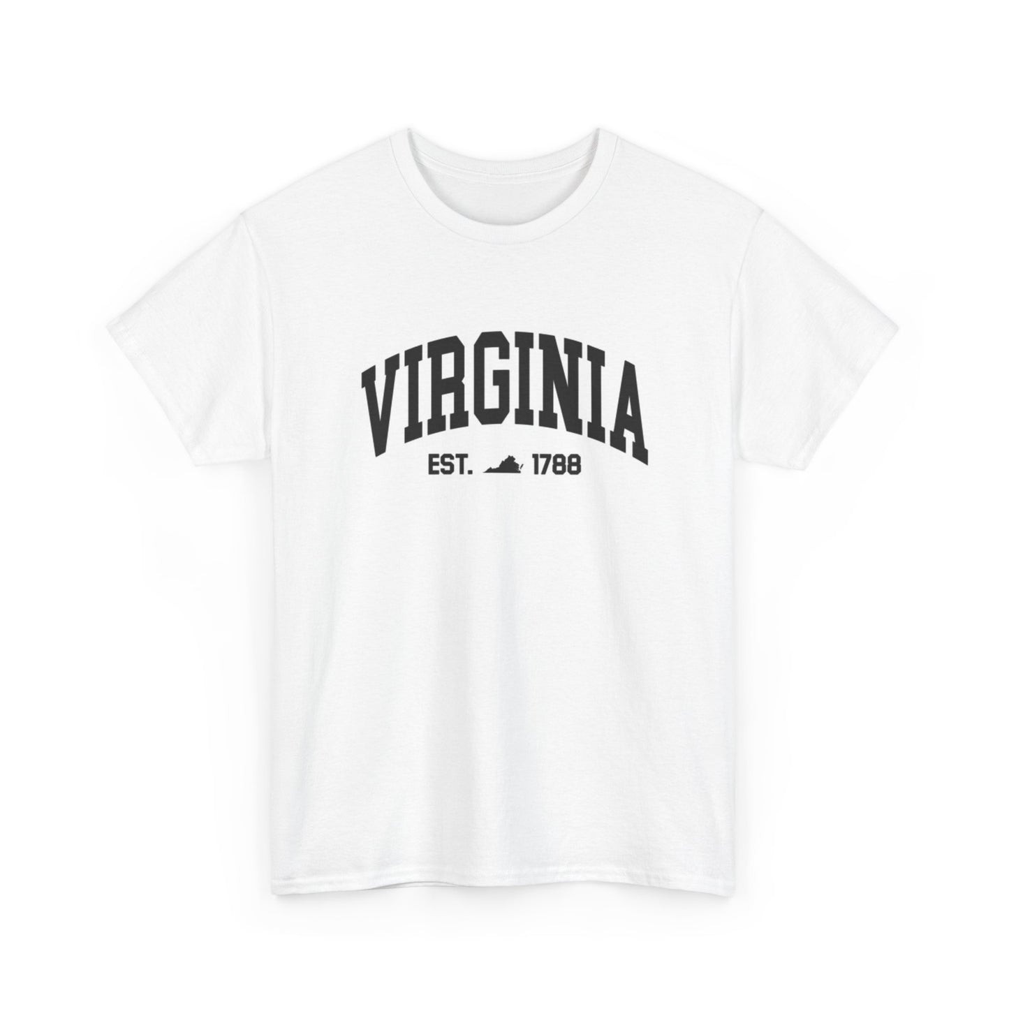 Virginia State Logo BRAND NEW Apparel T Shirt Unisex Unisex Heavy Cotton Tee 2