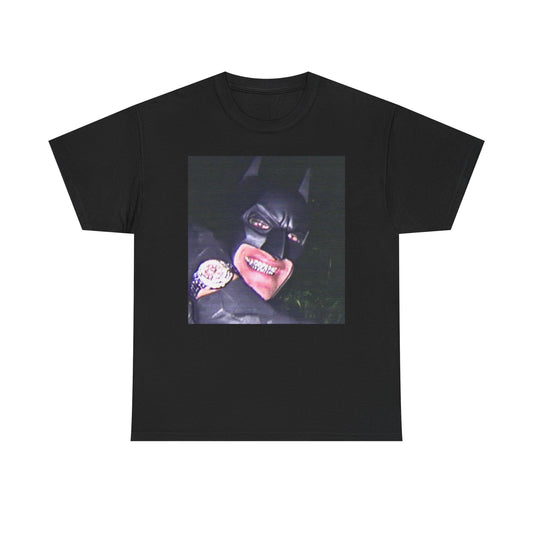 Blinged Out Superhero Graphic T Shirt Men's Heavy Cotton Tee - Quality - Modern True to Size
