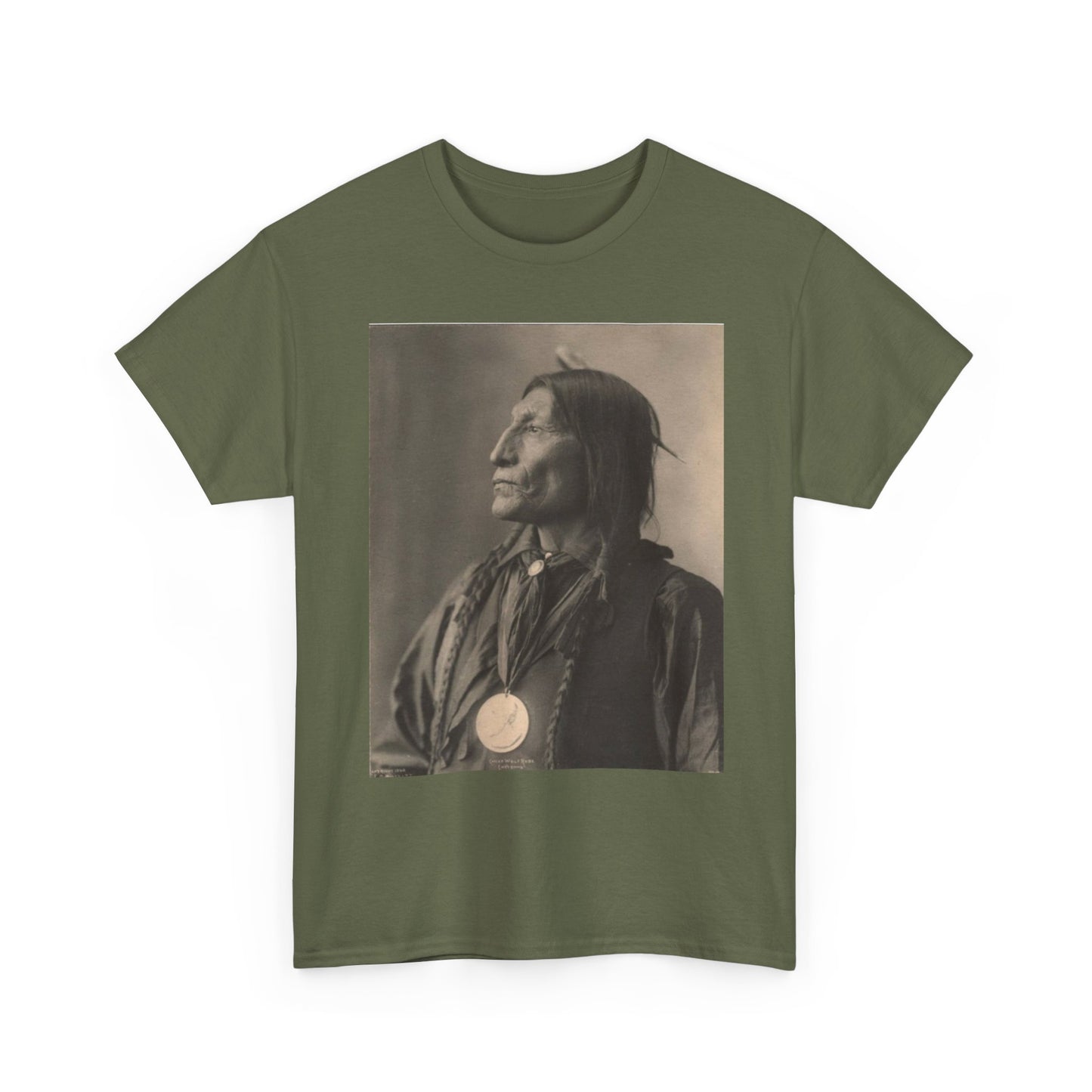 Native American Vintage T Shirt Graphic Men's Heavy Cotton Tee