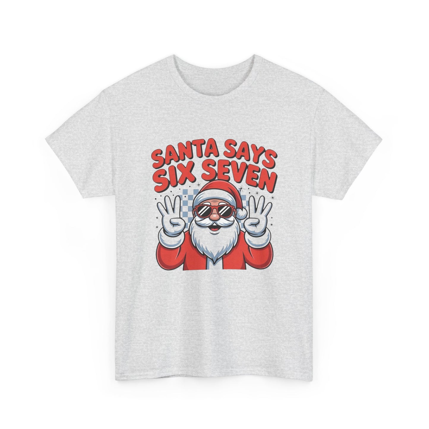 Santa Says 6 7 Funny Kids Christmas Graphic T Shirt NEW ADULT Tee