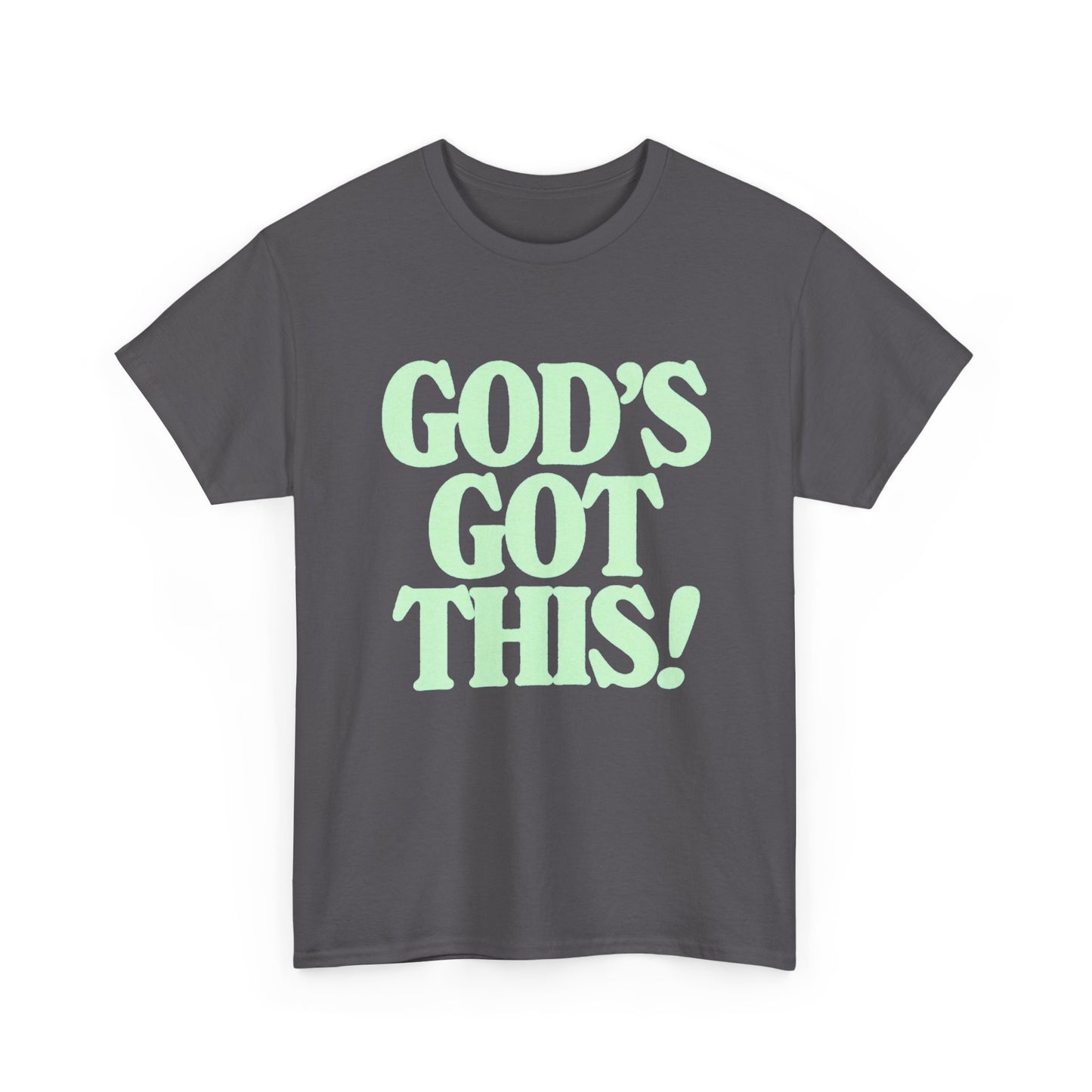 Gods Got This Graphic T Shirt Men's Heavy Cotton Tee - Quality - Modern True to Size