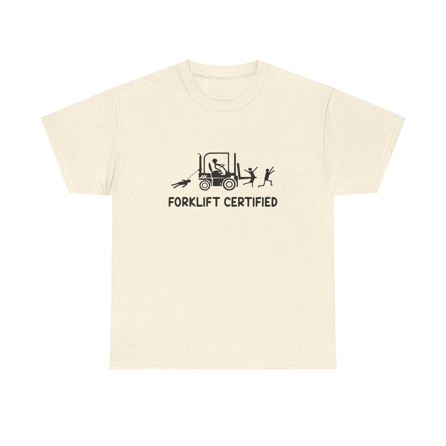 Forklift Certified Funny Graphic T Shirt NEW ADULT Tee