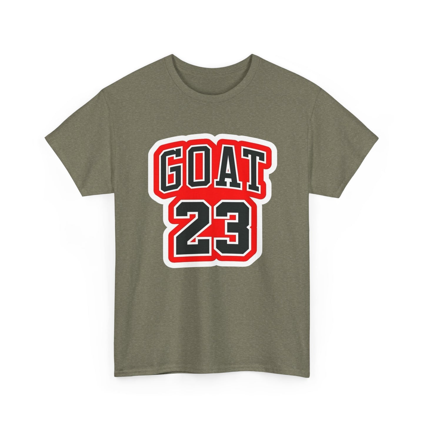 GOAT Jordan 23 Basketball Graphic T Shirt NEW Unisex Heavy Cotton Tee