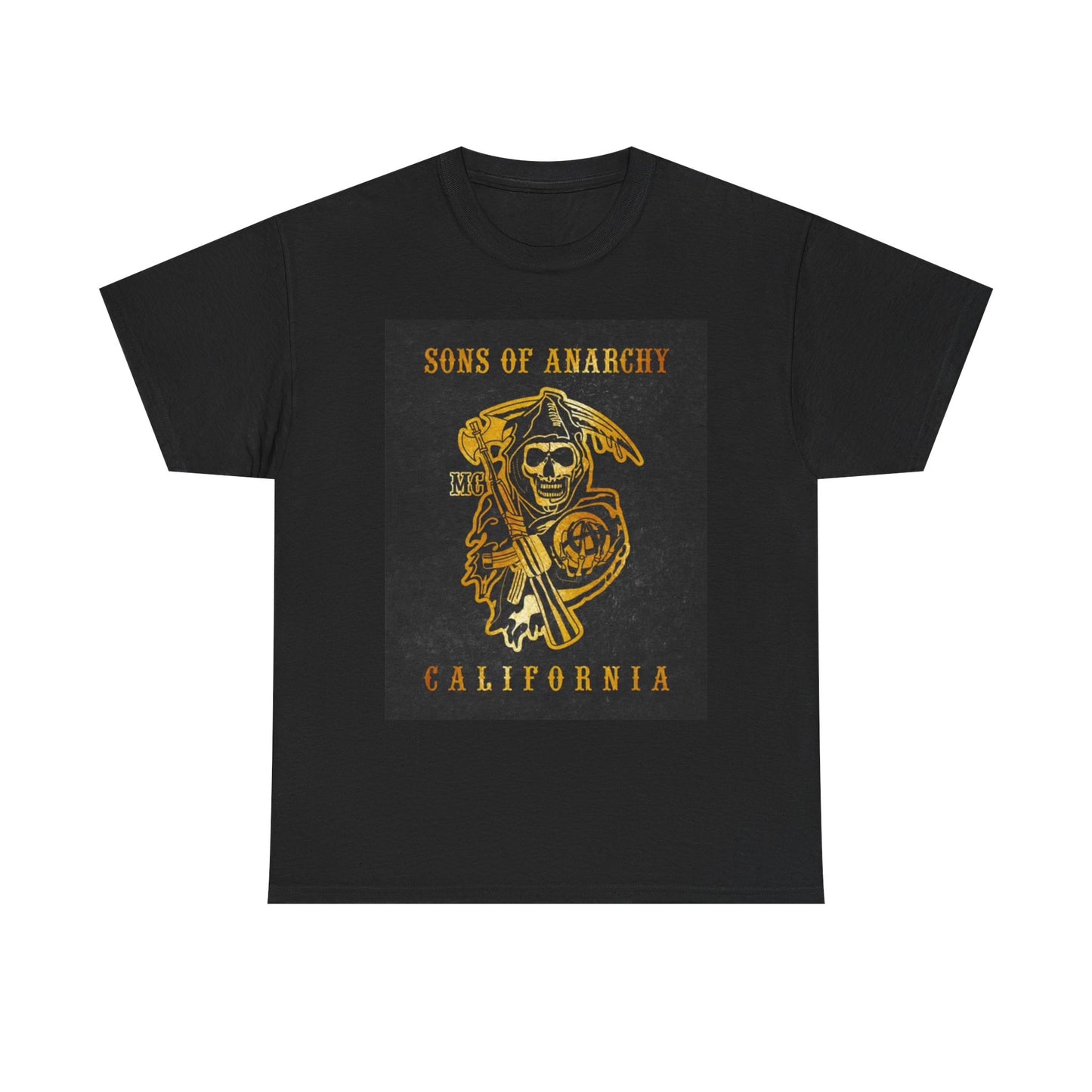 Sons of Anarchy Tshirt California Harley Davidson Graphic Unisex Heavy Cotton