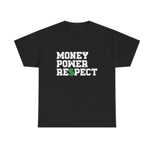 Money Power Respect Graphic T Shirt NEW ADULT