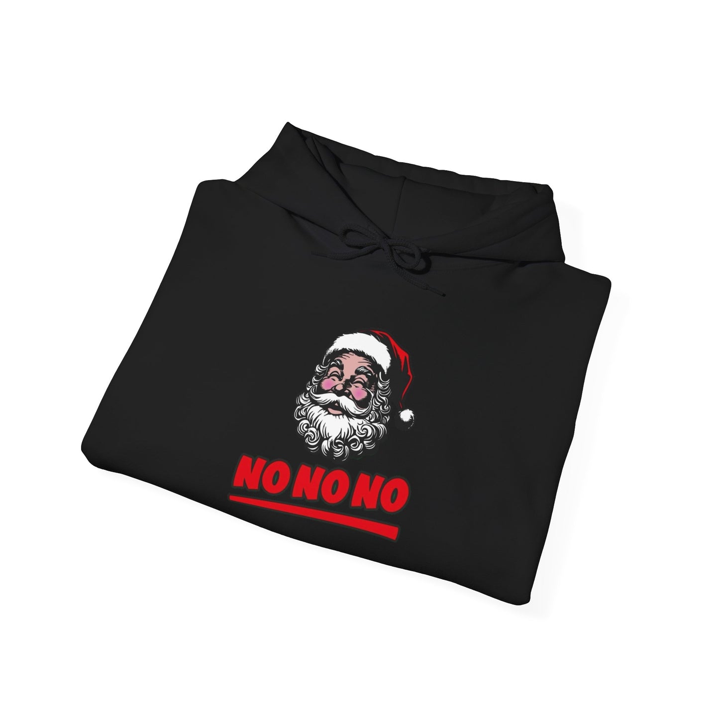 Santa Funny Christmas Graphic Hoodie Unisex Heavy Blend™ Hooded Sweatshirt