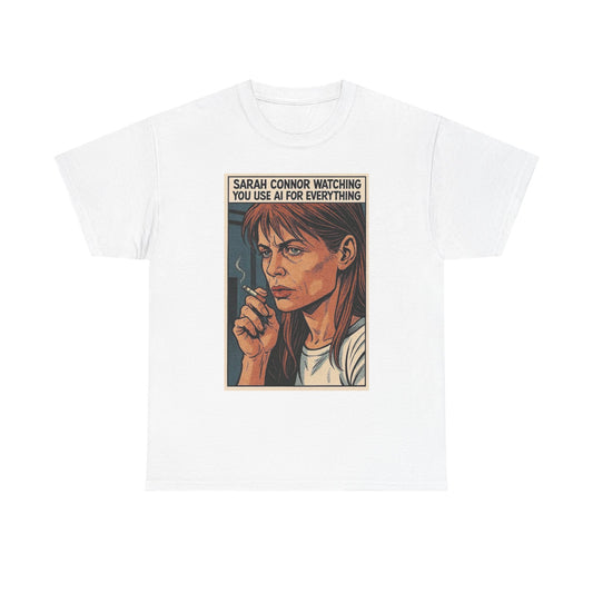 Terminator Artificial Intelligence Graphic T Shirt S-5XL Unisex Heavy Cotton Tee