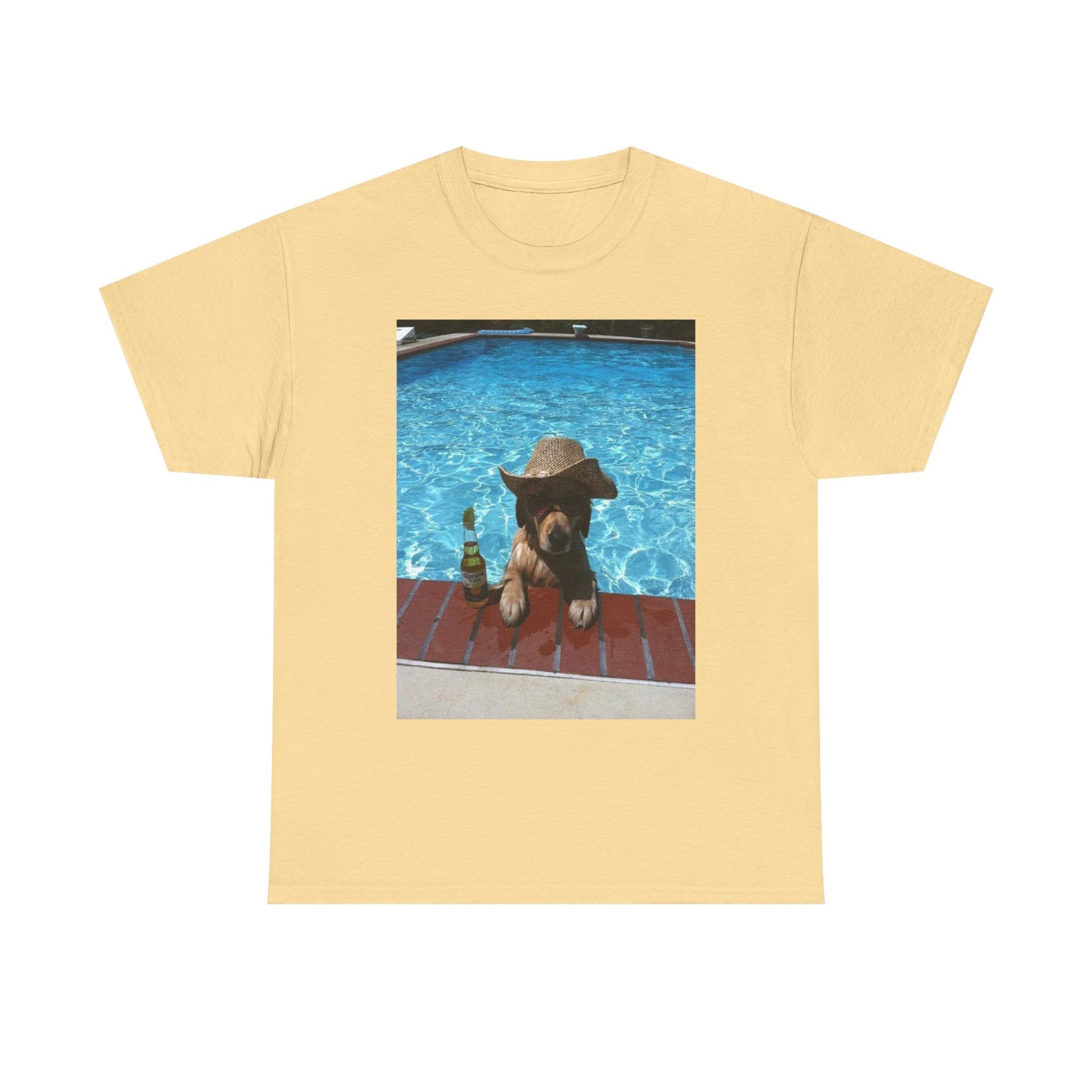 Funny Golden Retriever Dog Lover Graphic T-Shirt Unisex Heavy Cotton Tee NEW