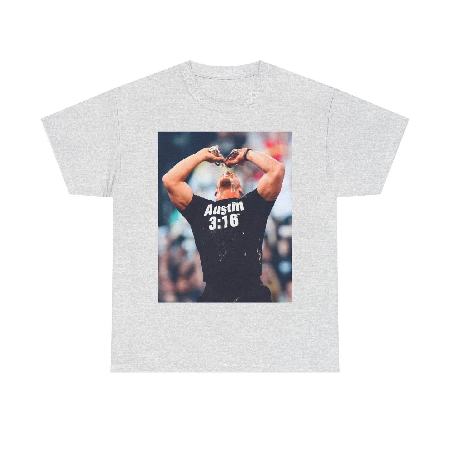 Stone cold Steve Austin T-shirt vintage wrestling mma Unisex Heavy Cotton Tee