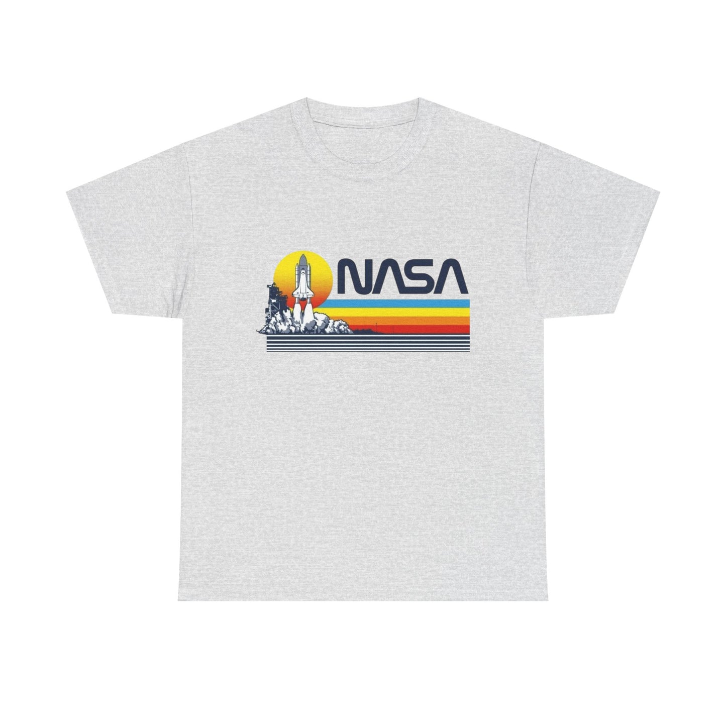 NASA Retro Graphic T Shirt Men's Heavy Cotton Tee