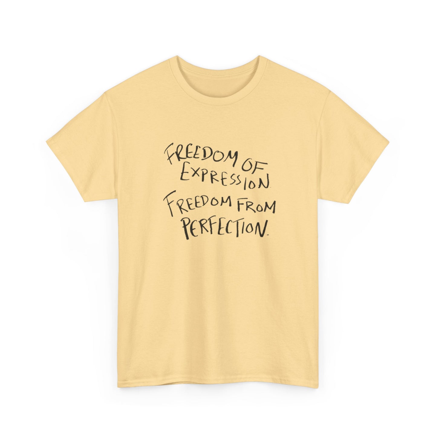 Freedom Of Expression Graphic T Shirt Unisex Heavy Cotton Tee Gift Vintage