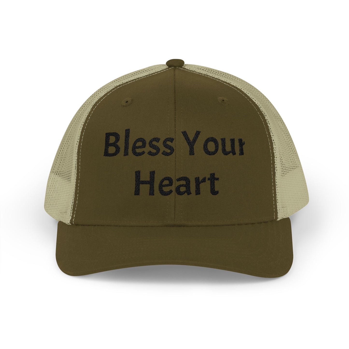 Bless Your Heart Hat Southern Charm Funny Snapback Trucker Cap