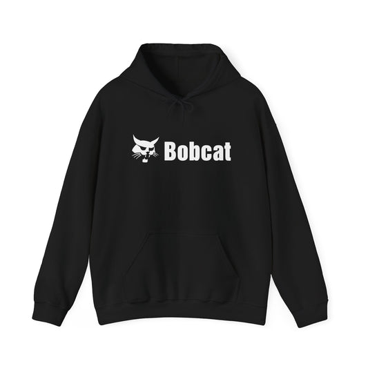 Bobcat Logo Retro Equipment Graphic Hoodie Unisex Heavy Blend™ Hooded Sweatshirt
