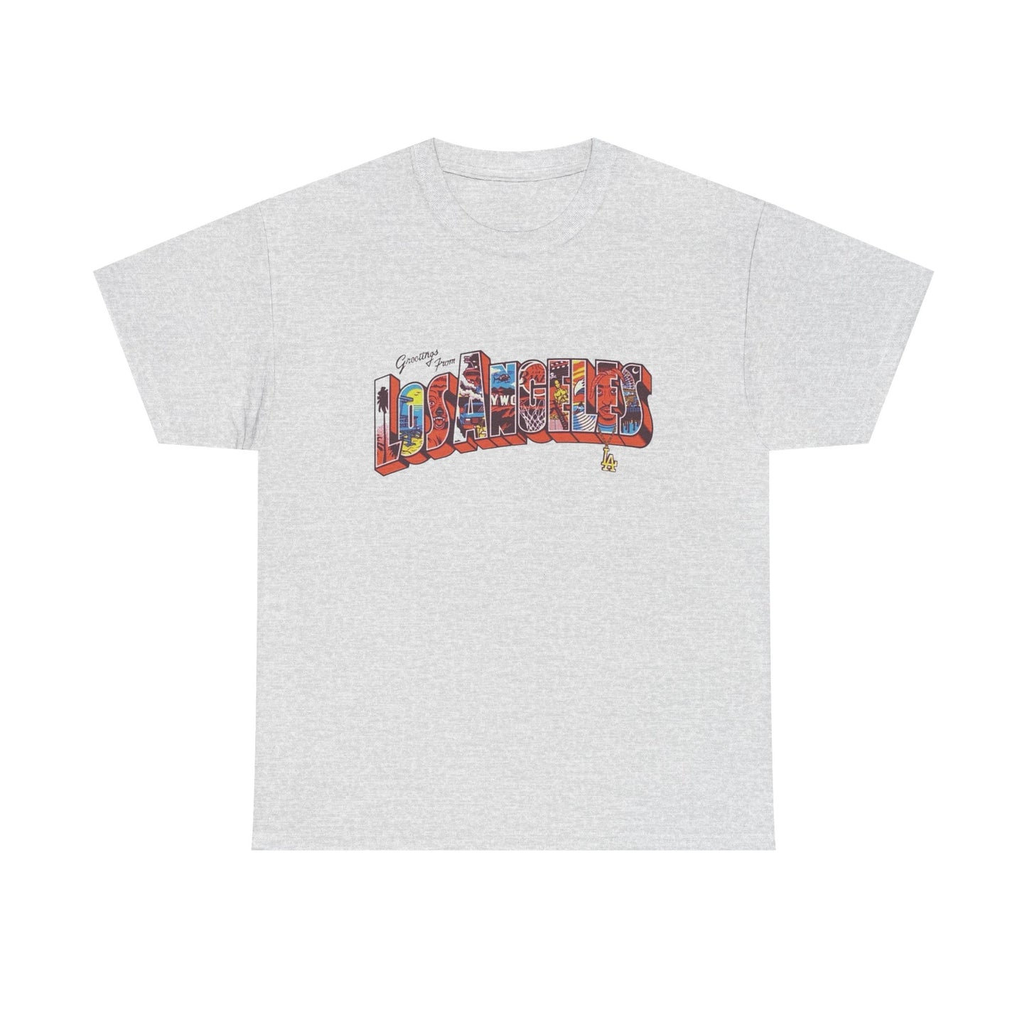Greetings From Los Angeles Graphic T Shirt NEW Adult Tee