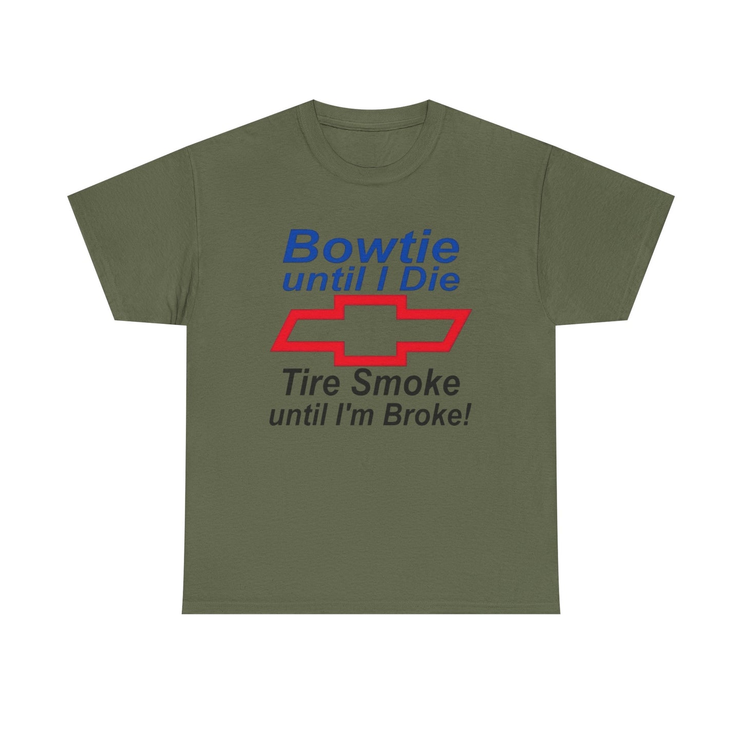 Chevrolet Bowtie Till I Die Retro Graphic T Shirt NEW ADULT Tee
