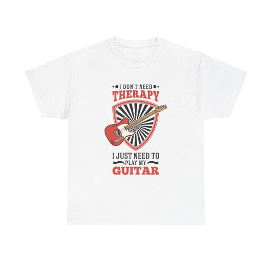 Guitar Rock and Roll T shirt Guitarist Musician Retro Unisex Heavy Cotton Tee4