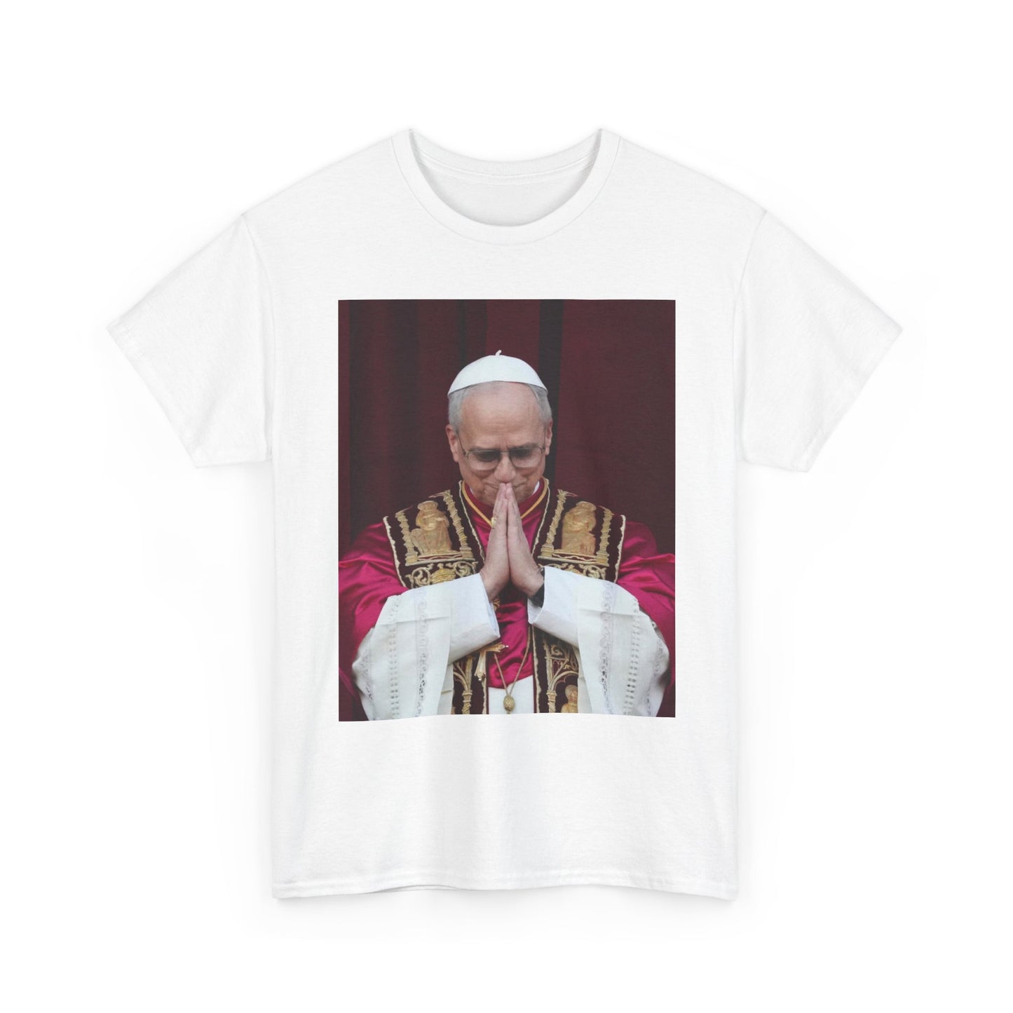 Pope Leo Graphic T Shirt New All Sizes Fast Ship Unisex Heavy Cotton Tee